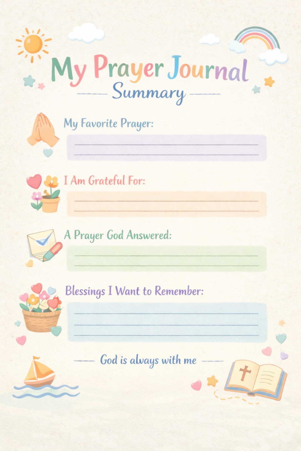 My Prayer Journal – A Faith Journal for Young People