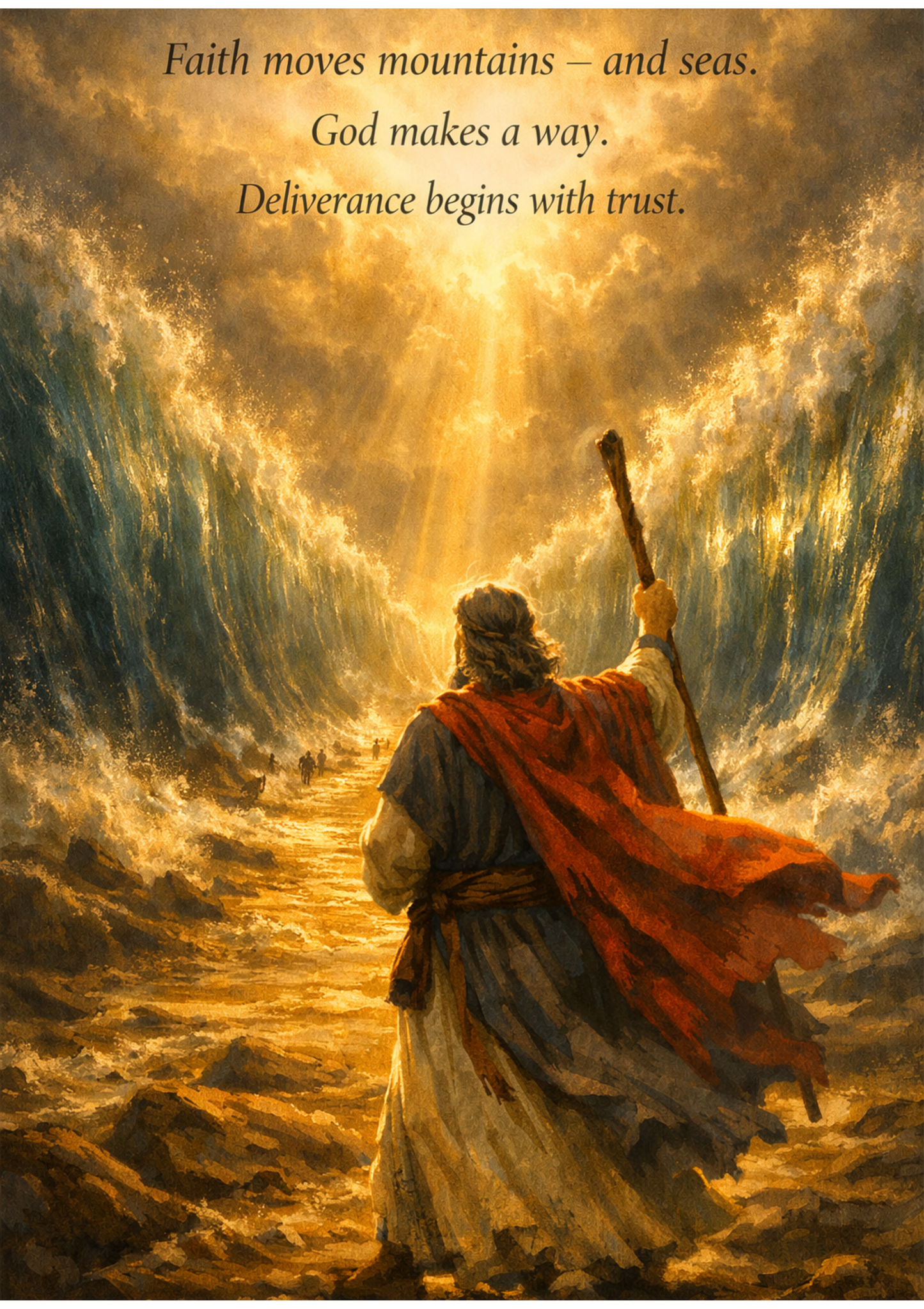 Moses at the Red Sea – Wall Art Printable